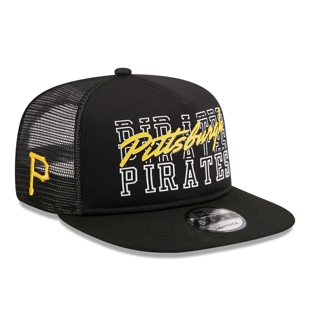 Casquette Snapback 9FIFTY Snapback Pittsburgh Pirates Street Team noire New Era pour homme