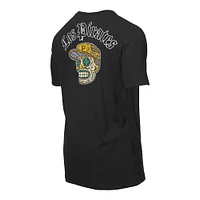 Men's New Era Black Pittsburgh Pirates Sugar Skulls T-Shirt