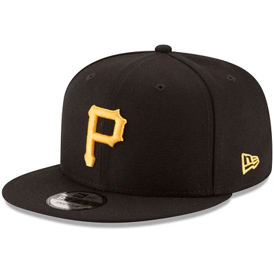 Casquette Snapback 9FIFTY Team Color Pittsburgh Pirates noire New Era pour homme