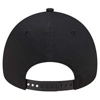 Casquette ajustable 9FORTY couleur équipe A-Frame des Pirates de Pittsburgh New Era noire pour hommes