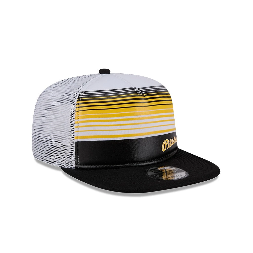 Casquette snapback A-Frame Trucker Team Horizon 9FIFTY des Pirates de Pittsburgh de New Era pour homme