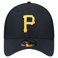 Men's New Era Black Pittsburgh Pirates Team Tone 39THIRTY Flex Hat