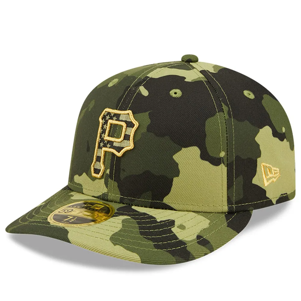 NWE PIRATE CAMO MLB 2022 JOURNÉE DES FORCES ARMÉES SUR LE TERRAIN LP 59FIFTY HATMENLOP