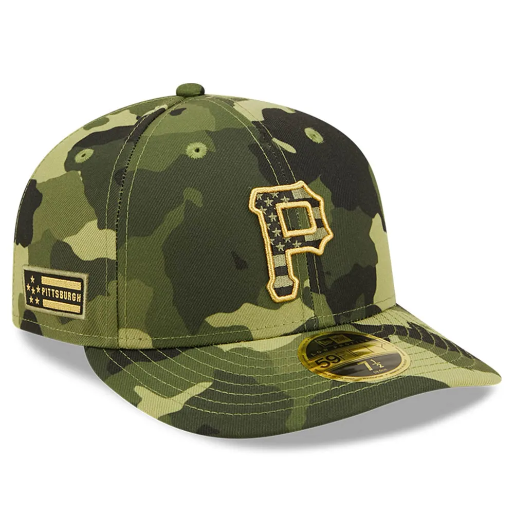 NWE PIRATE CAMO MLB 2022 JOURNÉE DES FORCES ARMÉES SUR LE TERRAIN LP 59FIFTY HATMENLOP