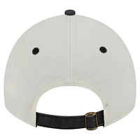 Casquette ajustable classique Sidescript 9TWENTY des Pirates de Pittsburgh de New Era pour homme, couleur crème/noir