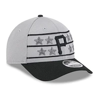 Men's New Era /Black Pittsburgh Pirates 2025 Batting Practice 9FORTY M-Crown Adjustable Hat