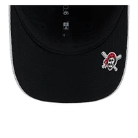Men's New Era Gray Pittsburgh Pirates 2025 MLB Clubhouse 9FORTY M-Crown Adjustable Hat