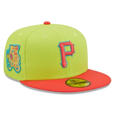 New Era Red/Neon Green Boston Red Sox Lava Highlighter Combo 59FIFTY Fitted Hat