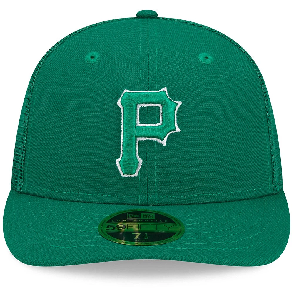 Men's New Era Green Pittsburgh Pirates 2022 St. Patrick's Day Low Profile 59FIFTY Fitted Hat