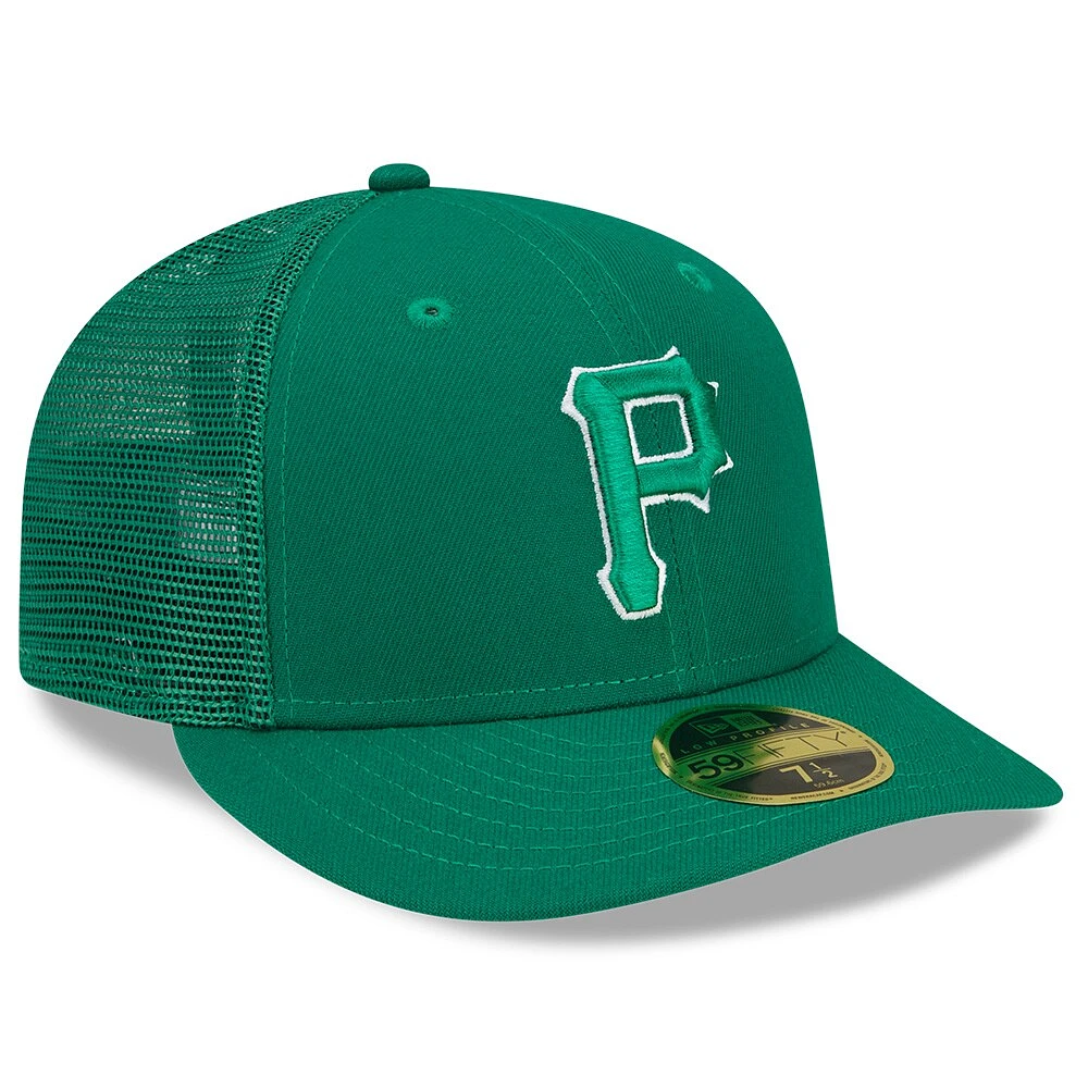 Men's New Era Green Pittsburgh Pirates 2022 St. Patrick's Day Low Profile 59FIFTY Fitted Hat