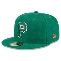 Men's New Era Kelly Green Pittsburgh Pirates St. Patrick's Day 59FIFTY Fitted Hat