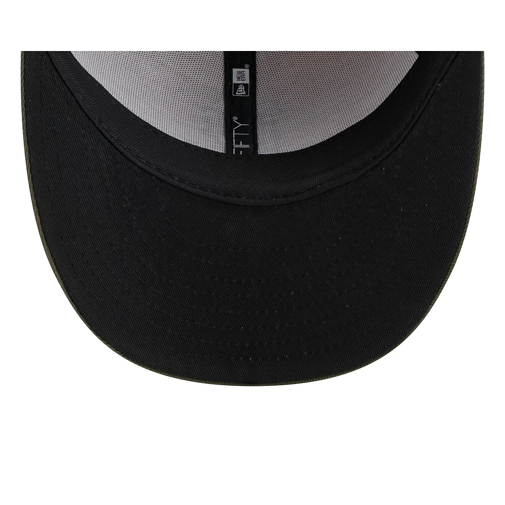 Men's New Era Light Beige/Olive Pittsburgh Pirates 2025 Armed Forces Day Low Profile 59FIFTY Fitted Hat