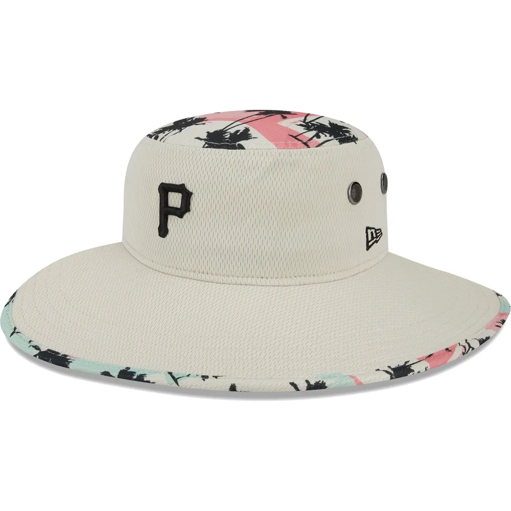 Chapeau style bob Retro Beachin' Pittsburgh Pirates naturel New Era pour homme