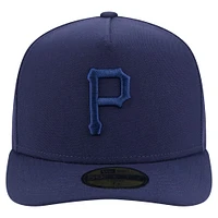 Men's New Era Navy Pittsburgh Pirates Color Pack A-Frame 59FIFTY Fitted Hat