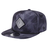 Men's New Era Navy Pittsburgh Pirates Printed Golfer Snapback Hat