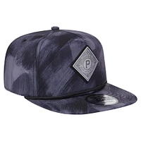 Men's New Era Navy Pittsburgh Pirates Printed Golfer Snapback Hat
