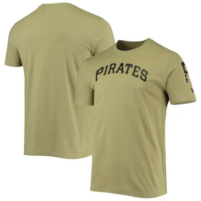 Pittsburgh Pirates New Era Armed Special Forces Camo Pocket T-Shirt - Black