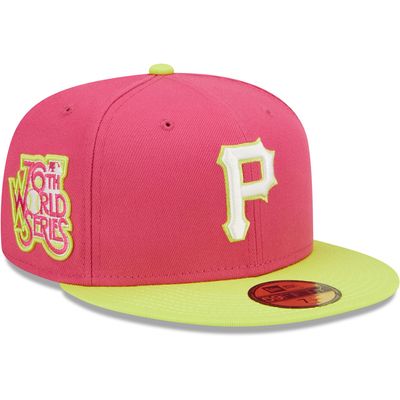 St. Louis Cardinals New Era 2011 World Series Champions Beetroot Cyber  59FIFTY Fitted Hat - Pink