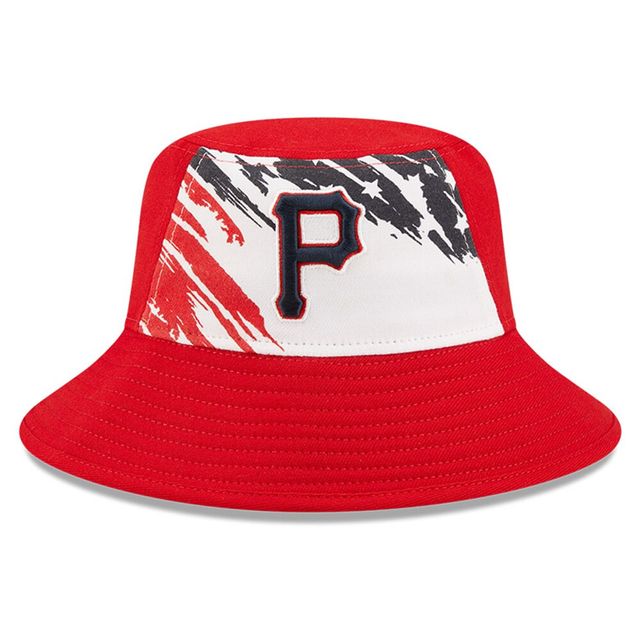 Casquette New Era Pittsburgh Pirates 2022 4th of July rouge pour homme