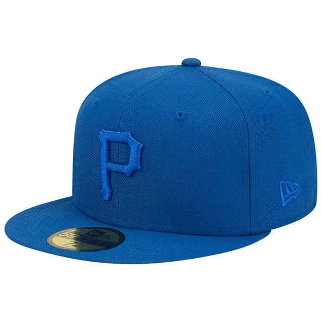 Men's New Era Stone/Gold Pittsburgh Pirates Retro 59FIFTY Fitted Hat