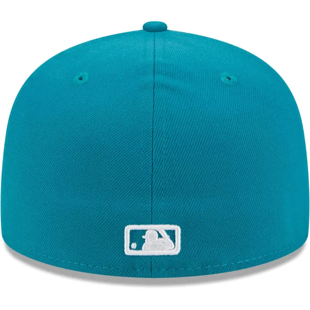 Men's New Era Light Blue Miami Marlins 2023 Spring Color Basic 59FIFTY Fitted Hat