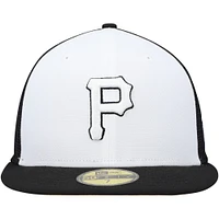 Casquette ajustée 59FIFTY pour entraînement au bâton sur le terrain Pittsburgh Pirates 2023 New Era homme