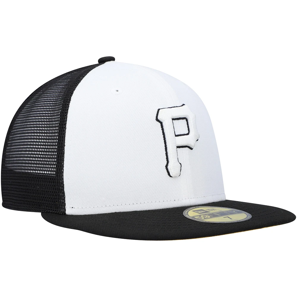 Casquette ajustée 59FIFTY pour entraînement au bâton sur le terrain Pittsburgh Pirates 2023 New Era homme