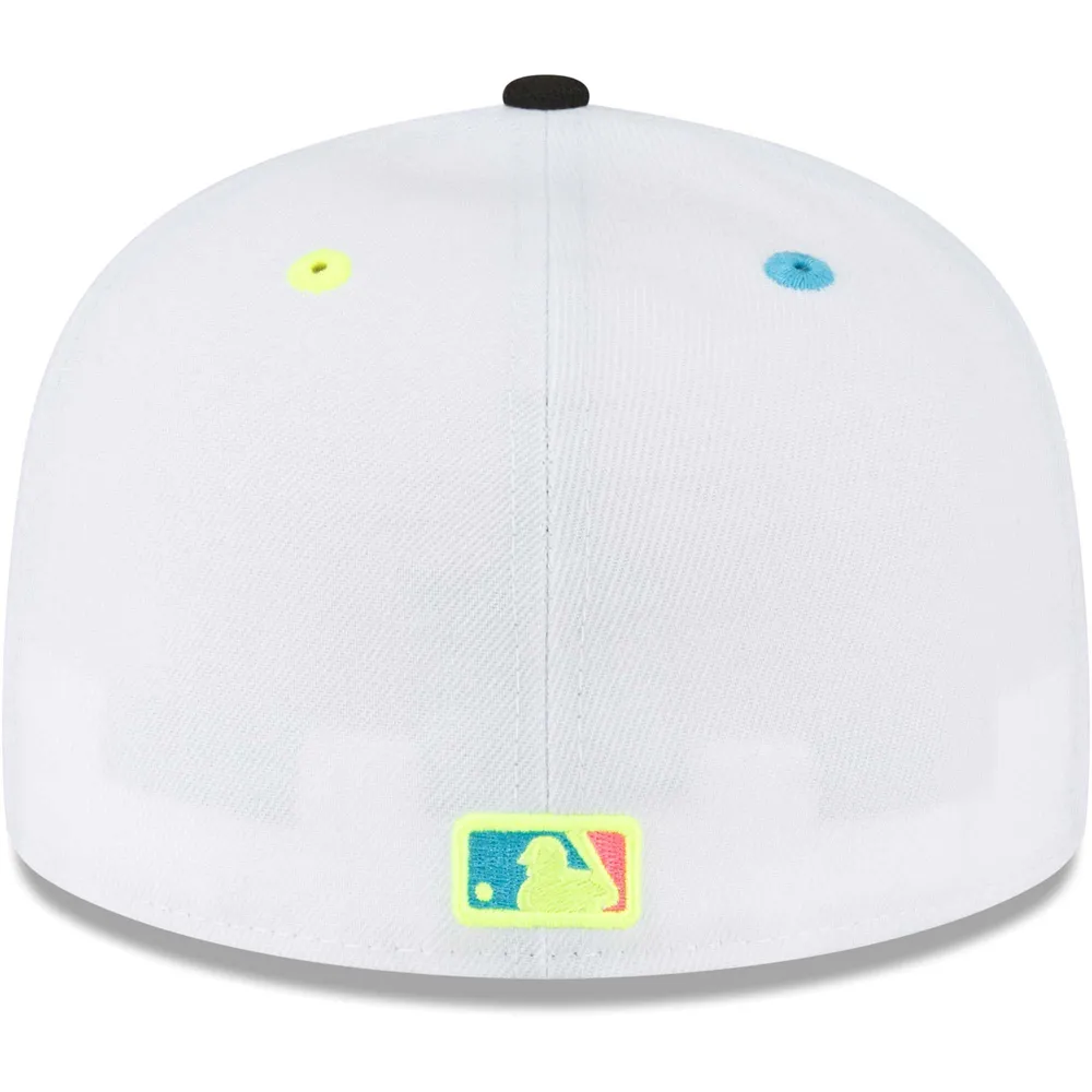 Men's New Era White Pittsburgh Pirates Neon Eye 59FIFTY Fitted Hat