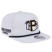 Men's New Era  White Pittsburgh Pirates  Palm Golfer Snapback Hat