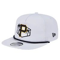 Men's New Era  White Pittsburgh Pirates  Palm Golfer Snapback Hat