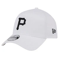 Men's New Era White Pittsburgh Pirates TC A-Frame 9FORTY Adjustable Hat