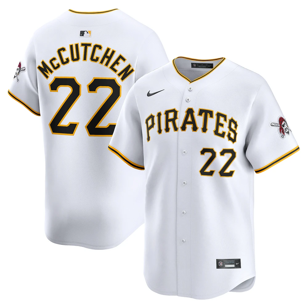 Maillot de joueur Nike Andrew McCutchen blanc Pittsburgh Pirates Home Limited pour homme