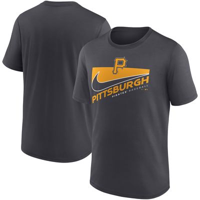 Nike Men's Nike Anthracite Pittsburgh Pirates Swoosh Town Performance  T-Shirt | Bramalea City Centre
