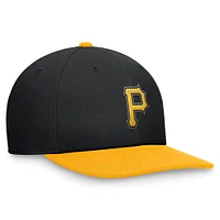 Men's Nike Black/Gold Pittsburgh Pirates Two-Tone Snapback Hat