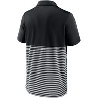 Men's Nike Black/Gray Pittsburgh Pirates Home Plate Striped Polo