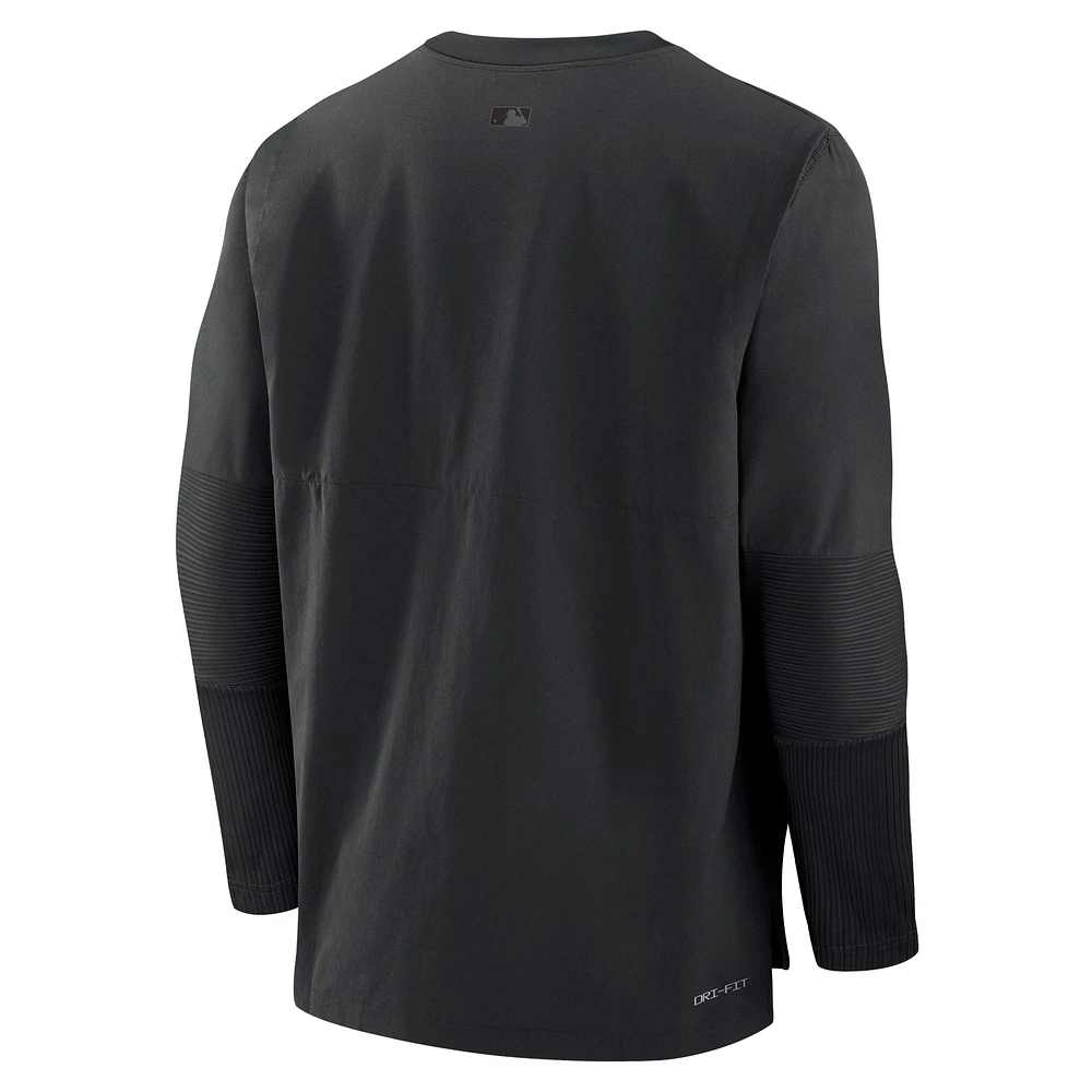 Veste à enfiler performance tri-mélange Nike City Connect Player des Pirates de Pittsburgh pour homme, noire, collection authentique