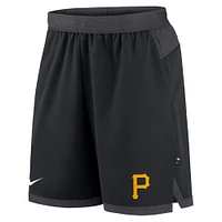 Short Nike Pittsburgh Pirates Authentic Collection Flex Vent Performance pour homme - Noir