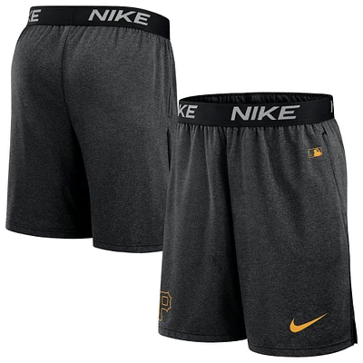 Men's Nike Black Pittsburgh Pirates Authentic Collection Practice Performance Shorts