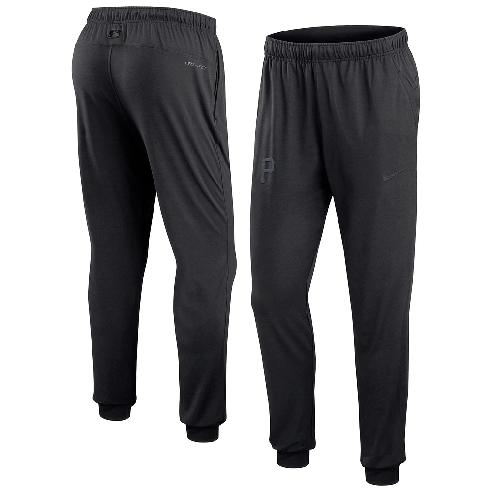 Pantalon de performance voyage Nike Pittsburgh Pirates Authentic Collection pour homme, noir