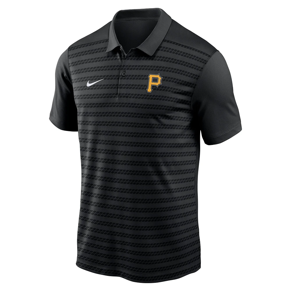 Men's Nike Black Pittsburgh Pirates Authentic Collection Victory Performance Polo