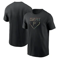 T-shirt camouflage Nike noir Pittsburgh Pirates pour homme