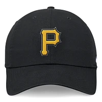Casquette réglable Nike noire Pittsburgh Pirates Club pour homme