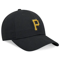 Casquette réglable Nike noire Pittsburgh Pirates Club pour homme
