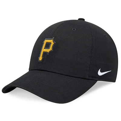 Casquette réglable Nike noire Pittsburgh Pirates Club pour homme