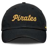 Casquette ajustable Nike noire Pittsburgh Pirates Club pour homme