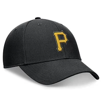 Casquette ajustable Nike Pittsburgh Pirates Club Performance pour homme noire