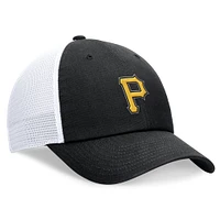 Casquette ajustable Nike Pittsburgh Pirates Club Trucker pour homme, noire