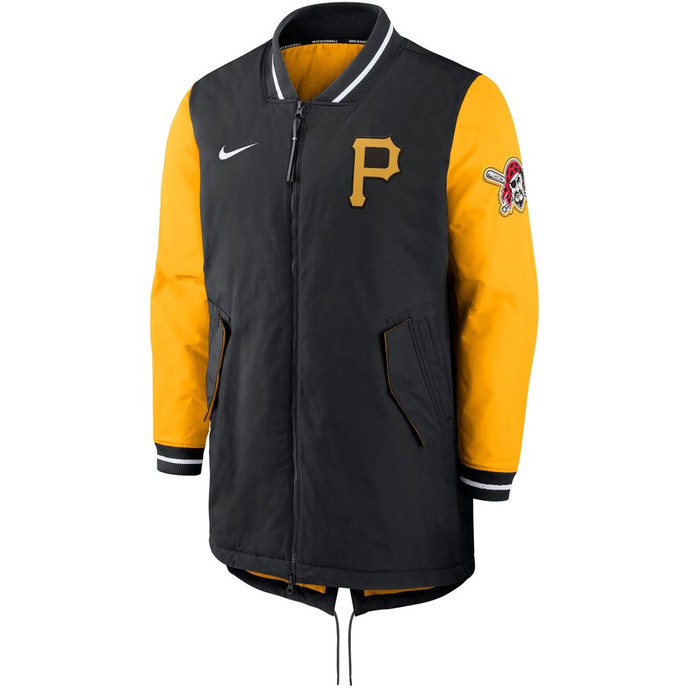 Men's Nike Black Pittsburgh Pirates Dugout Performance Full-Zip Jacket