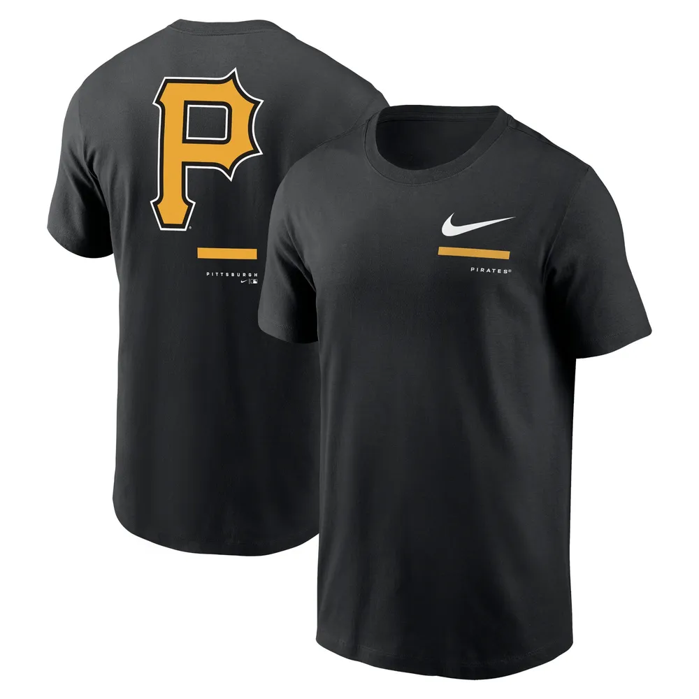 T-shirt Nike Pittsburgh Pirates Over The Shoulder noir pour homme