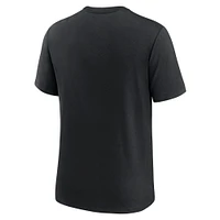 T-shirt à trois mélanges Nike Pittsburgh Pirates Rewind Retro pour homme, noir